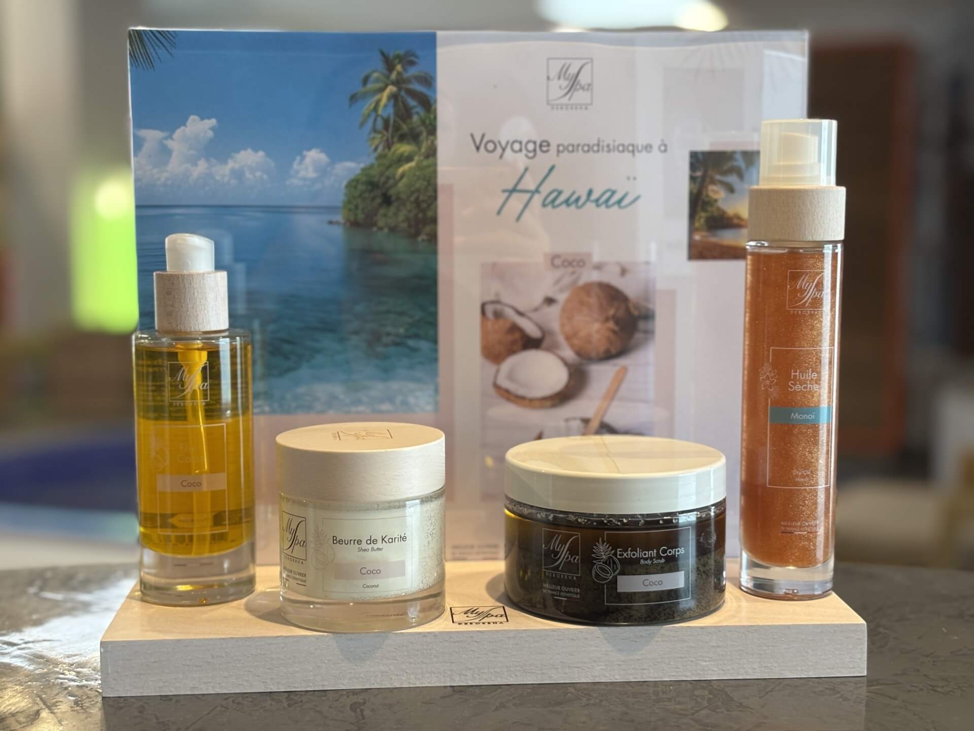 my spa presentoir